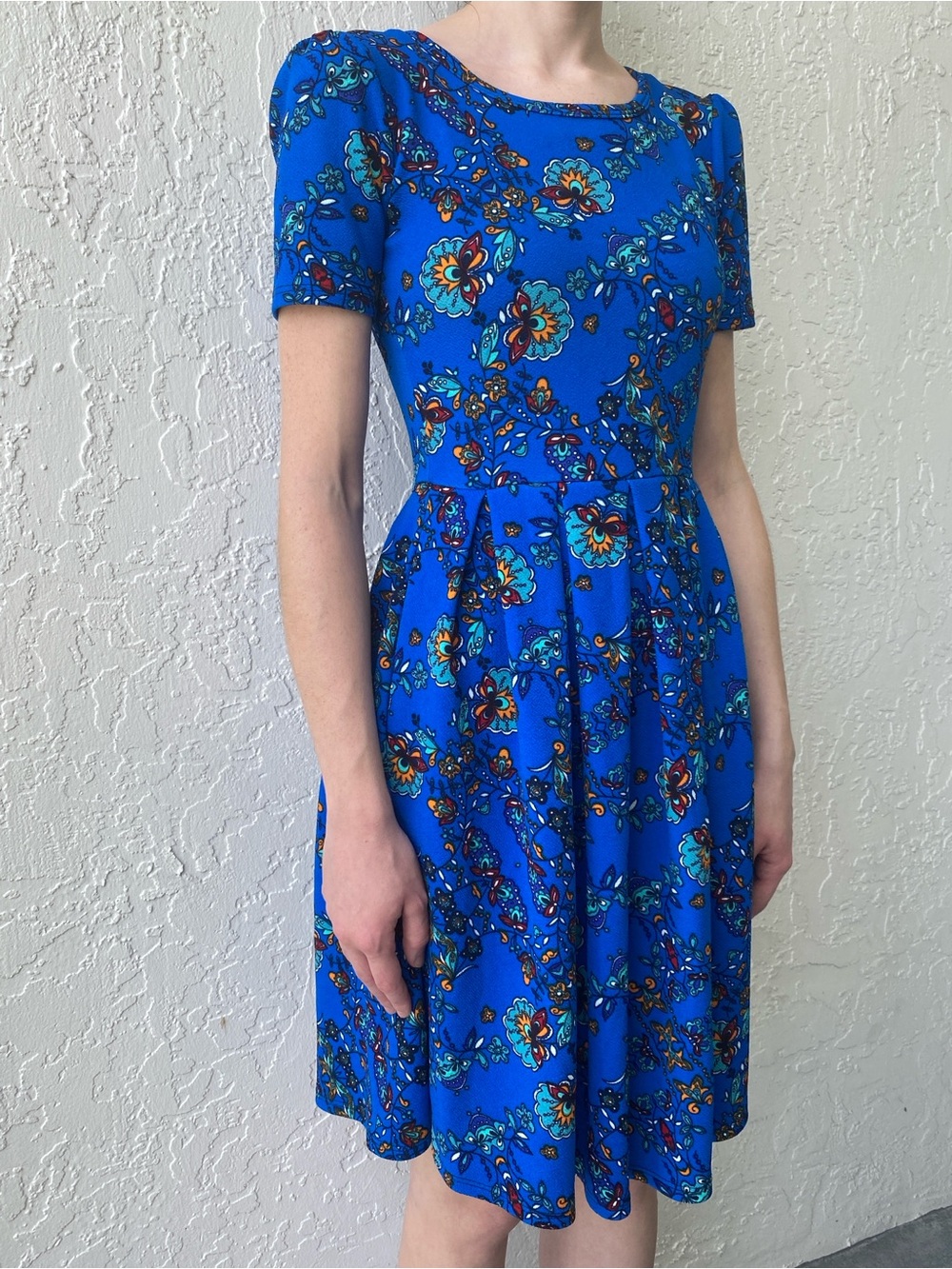 Blue LuLaRoe Dress XXS